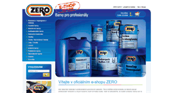 Desktop Screenshot of obchod.zerobarvy.cz
